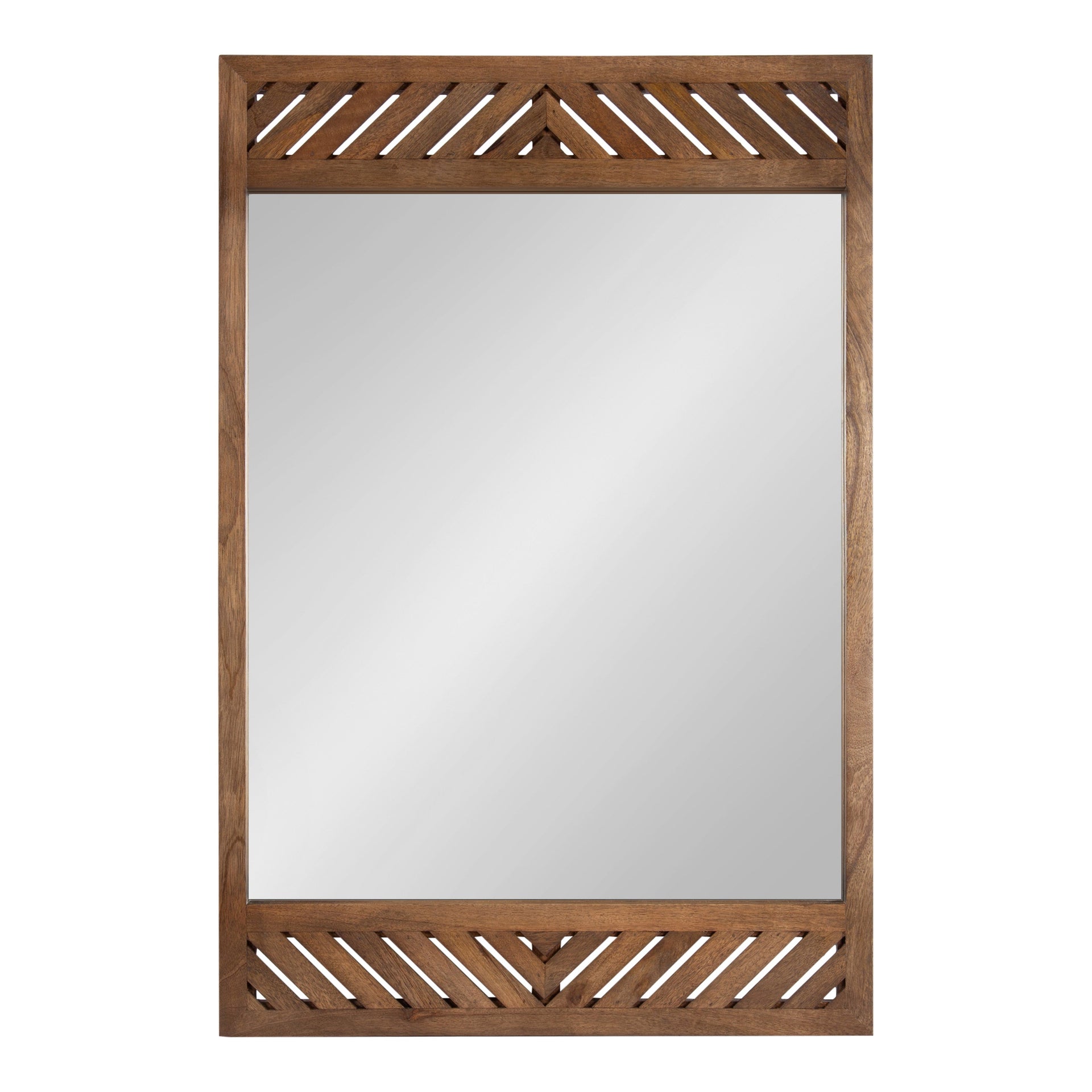 Mezzeta Wood Rectangle Wall Mirror