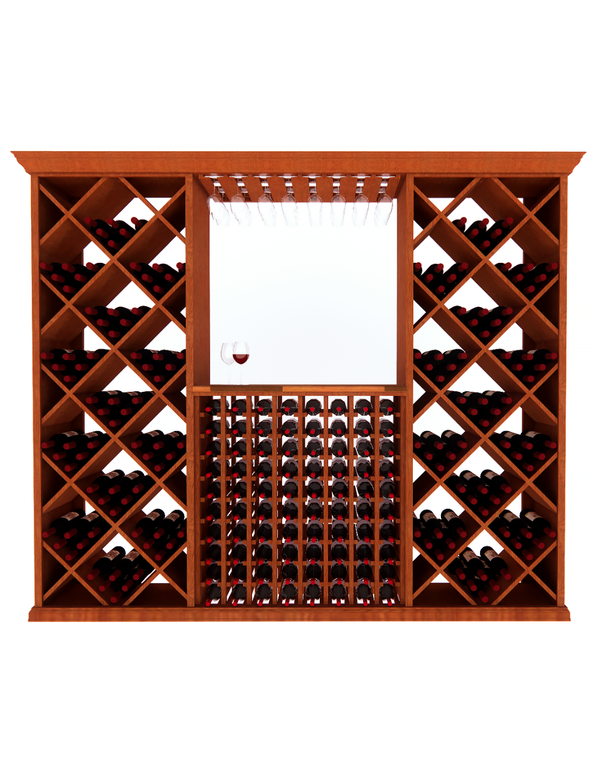 8 Foot Wine Cellar Storage System | 390 Bottle Capacity