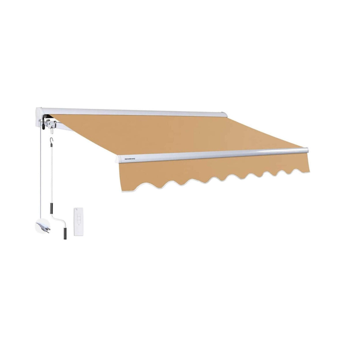 Advaning Luxury Series Fully-Assembled Retractable Sun Shade Canopy Awning (SAK31549)