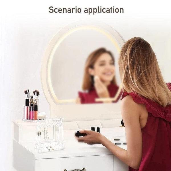 8PCS Hanger Transparent Acrylic Jewelry Creative Display Rack Earring Jewelry Storage Pendants Storage Ornaments  Dangle Earring Hanging Organizer Mini Earring Necklace Hanger Jewelry Organizer