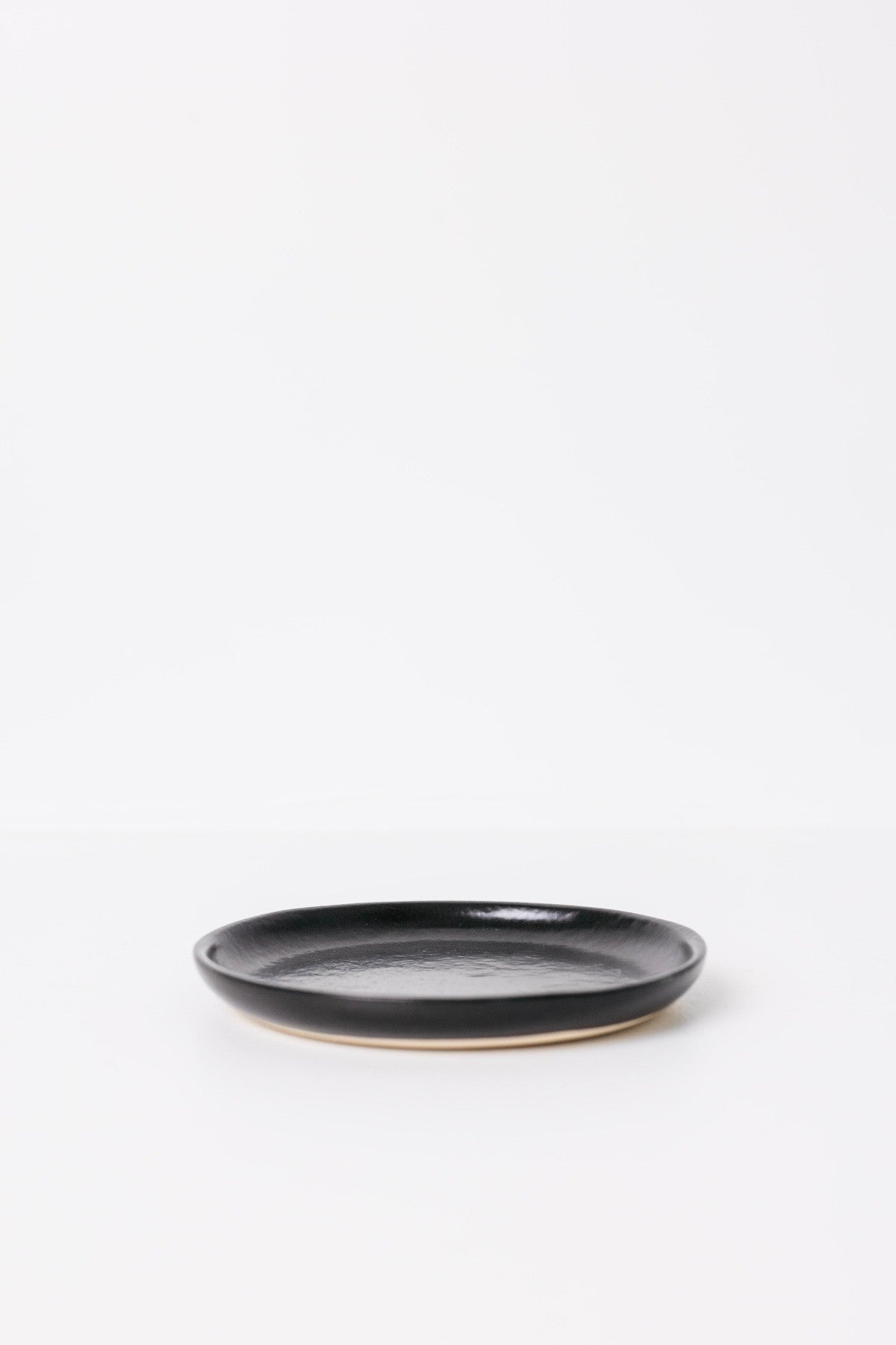 Dusk Appetizer Plate - Matte Black - Set of 6