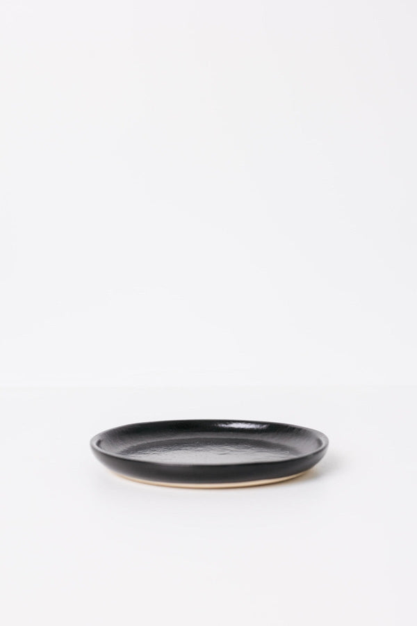 Dusk Appetizer Plate - Matte Black - Set of 6