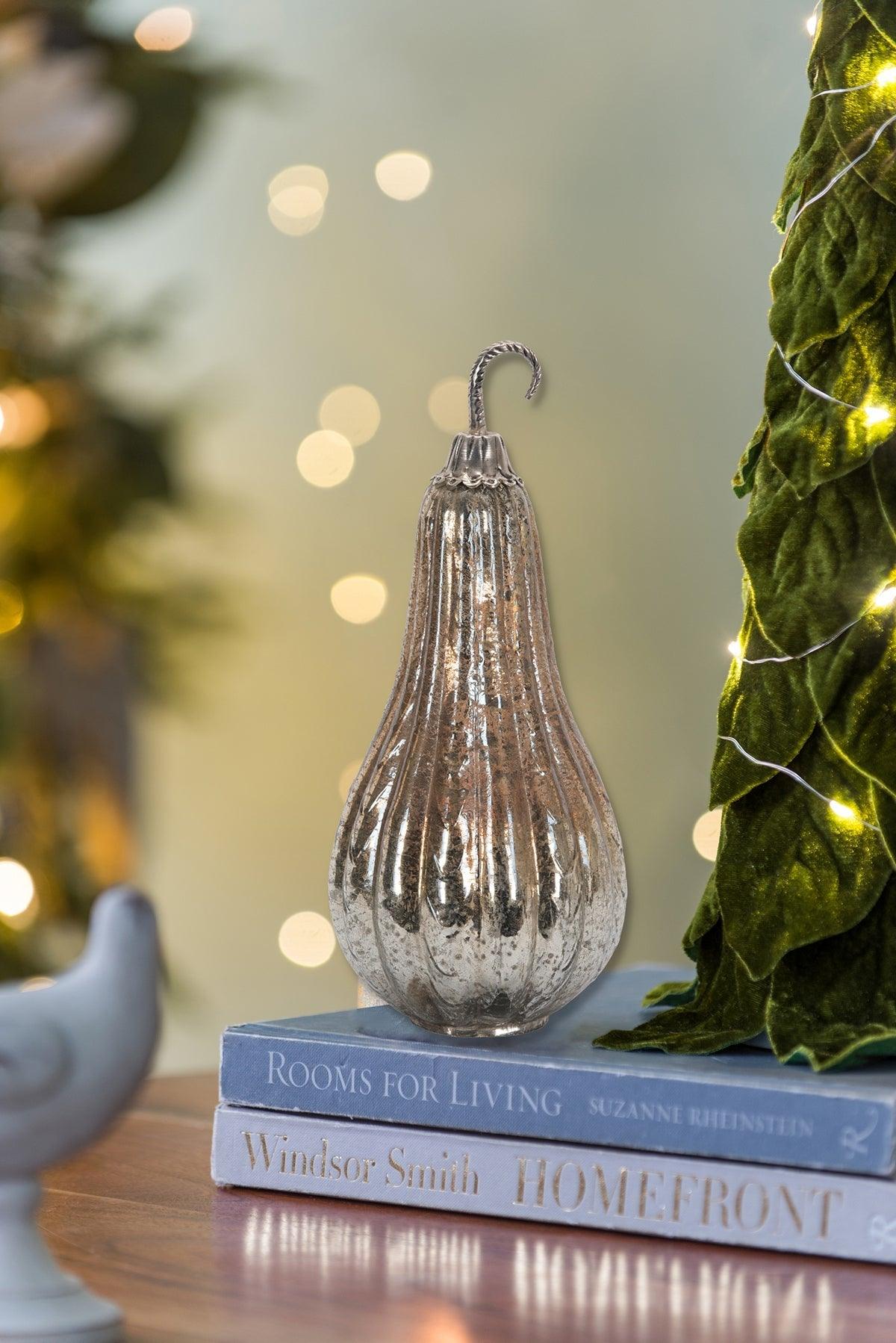 Foil Glass Lustre Mercury Gourd Ornament Decor