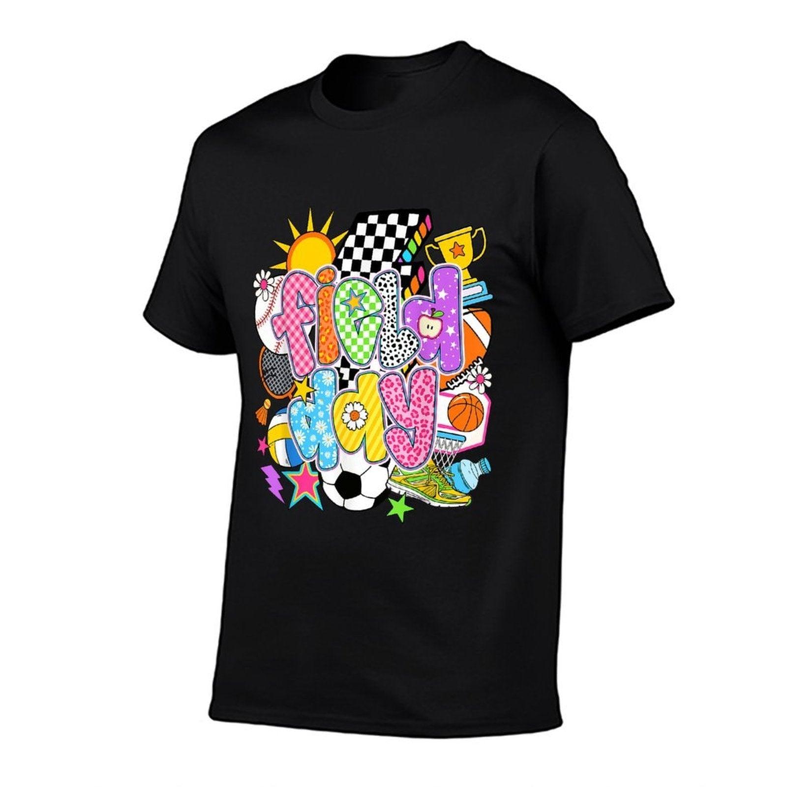 Field Day Fun Day Let The Games Begin Field Trip Teacher Kid  Summer-ready Fabric T-Shirt
