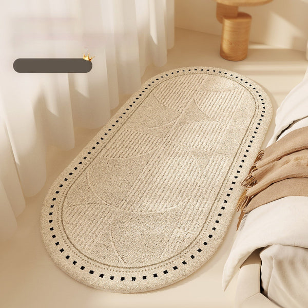 French Light Cream Style Bedroom Ins Style Bedside Carpet