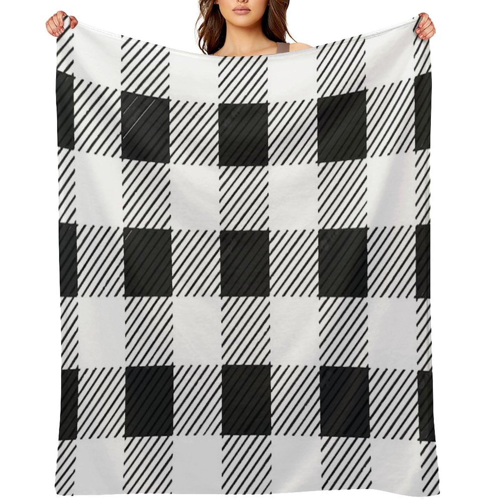 Checkerboard Fashion 2022 France Checkerboard Throw Blanket
