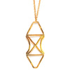 Axis Brass Necklace