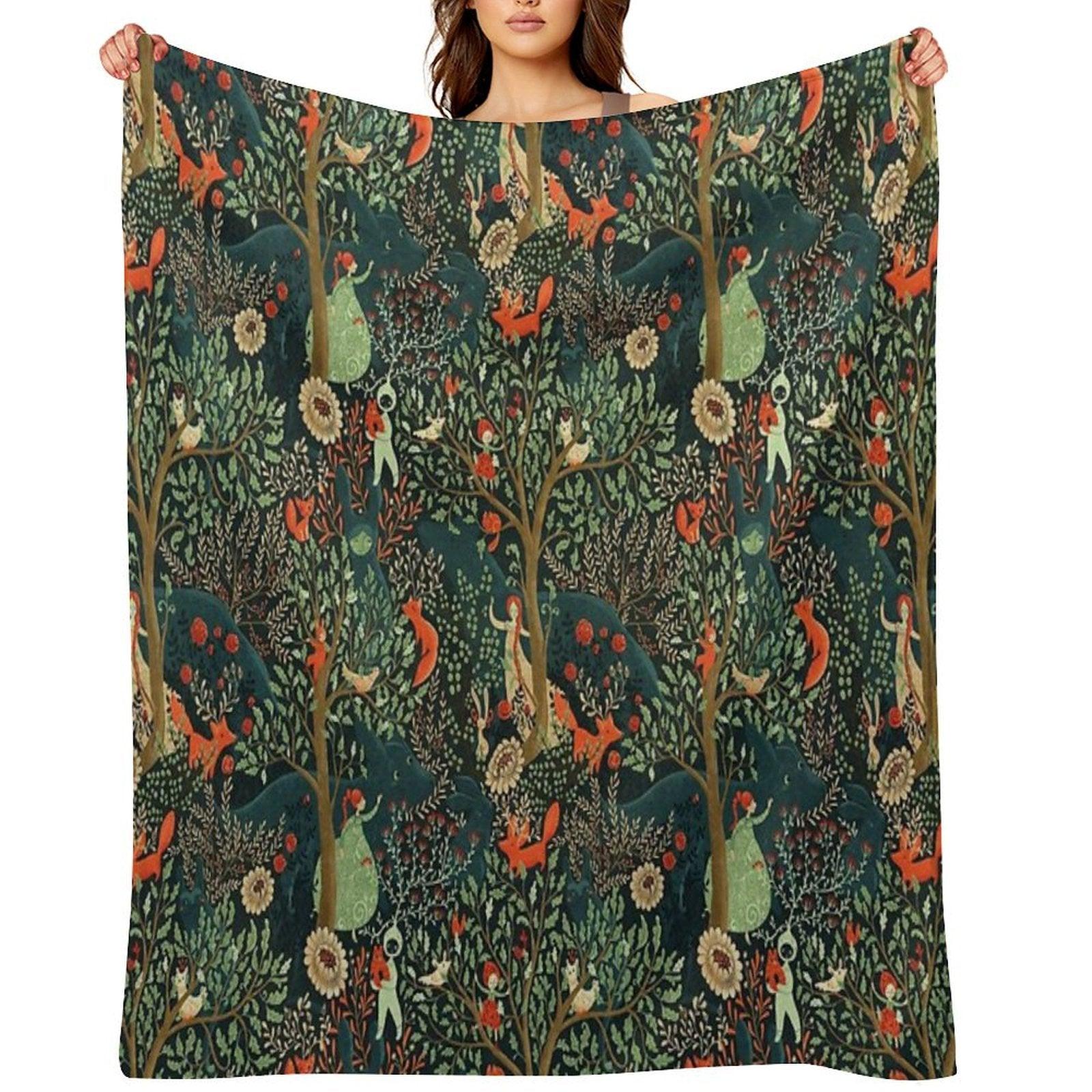 Whimsical Wonderland Throw Blanket