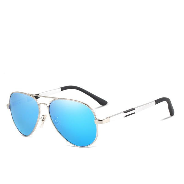 Aviation Luxury Aluminum Magnesium Gold Fashion Polarized Lens Sunglasses Men/Women Driving Mirror Sunglasses  Military Style