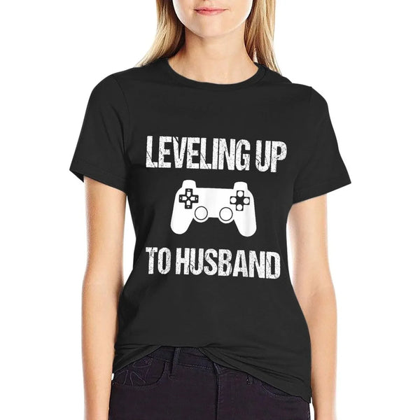 Engagement for Groom Video Game Lovers T-Shirt