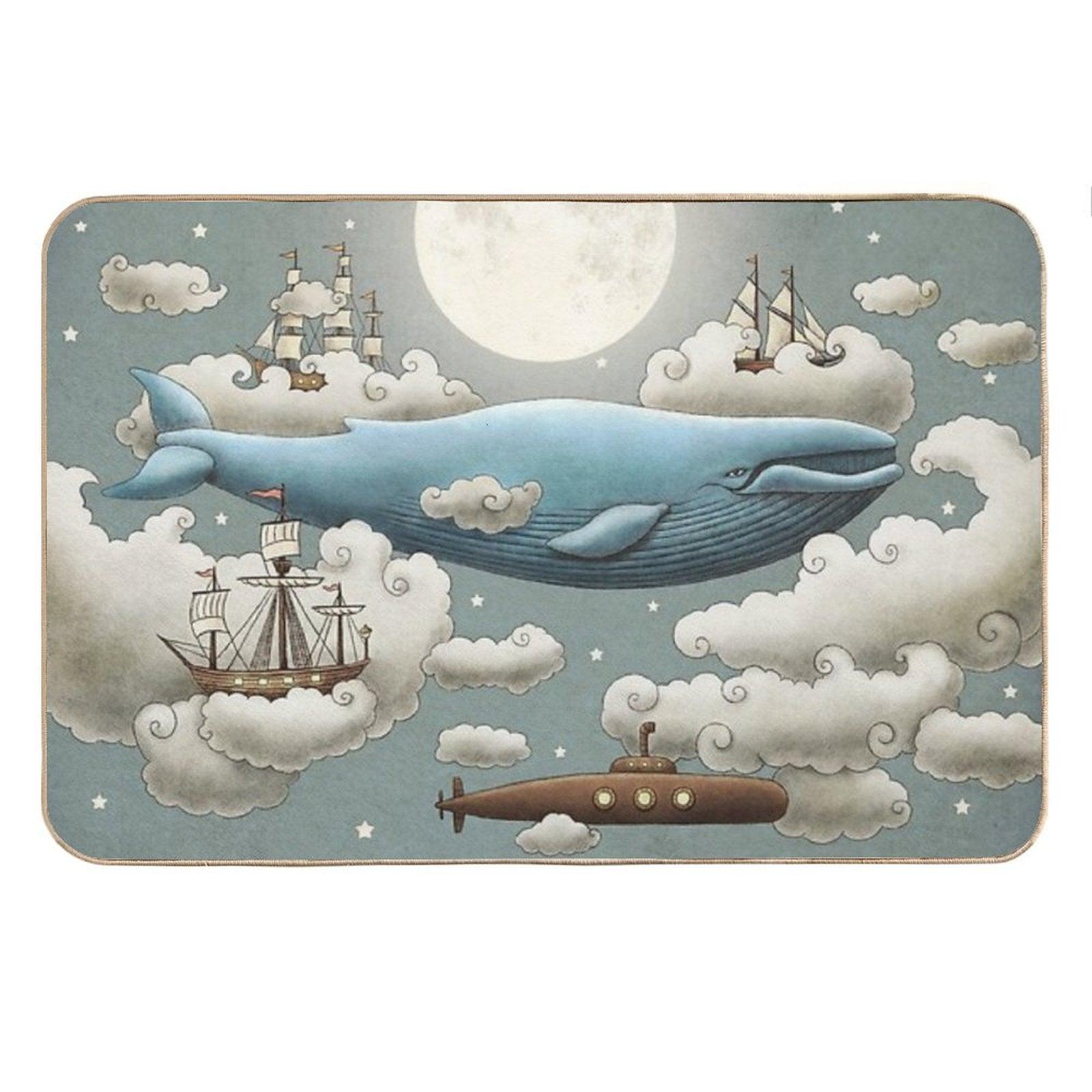 Ocean Meets Sky Bath Mat