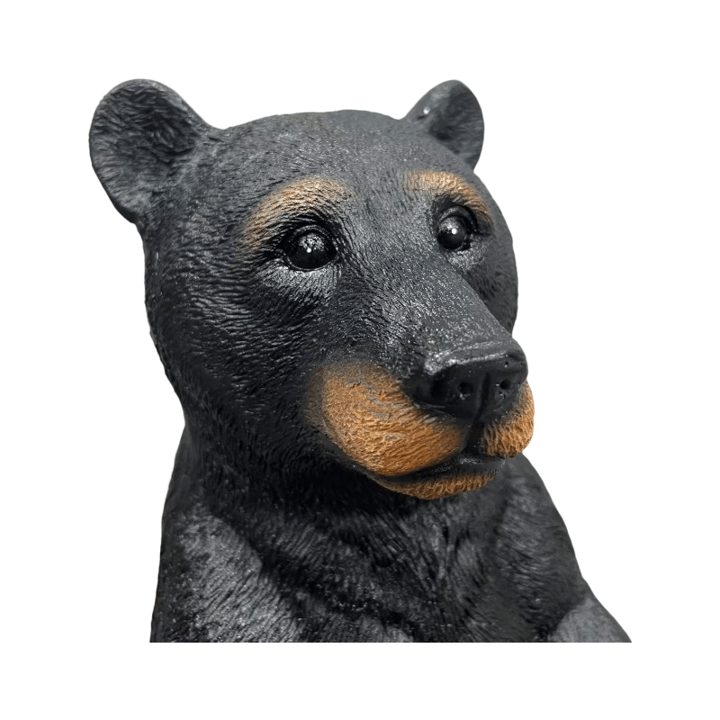 Weather Resistant Resin Standing Black Bear Sculpture