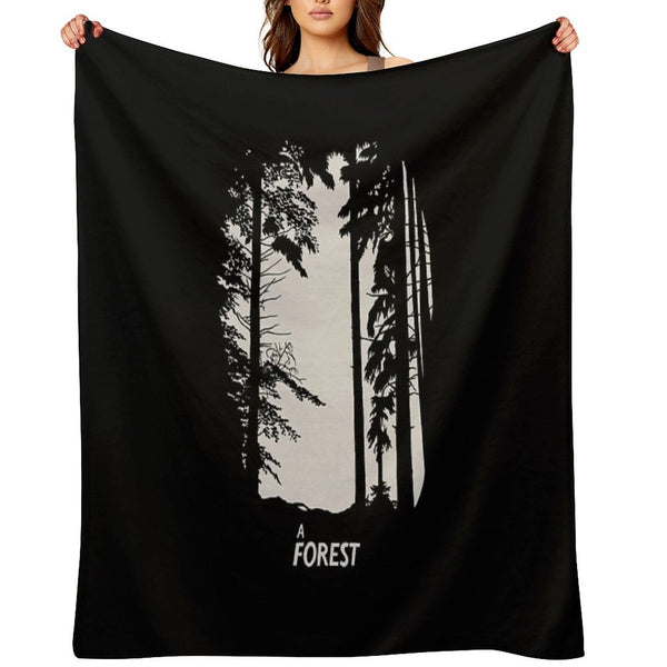 The Cure A Forest Velvety-soft Throw Blanket