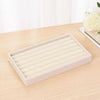 Plush jewelry storage box jewelry box rings earrings bracelets necklaces storage display shelf