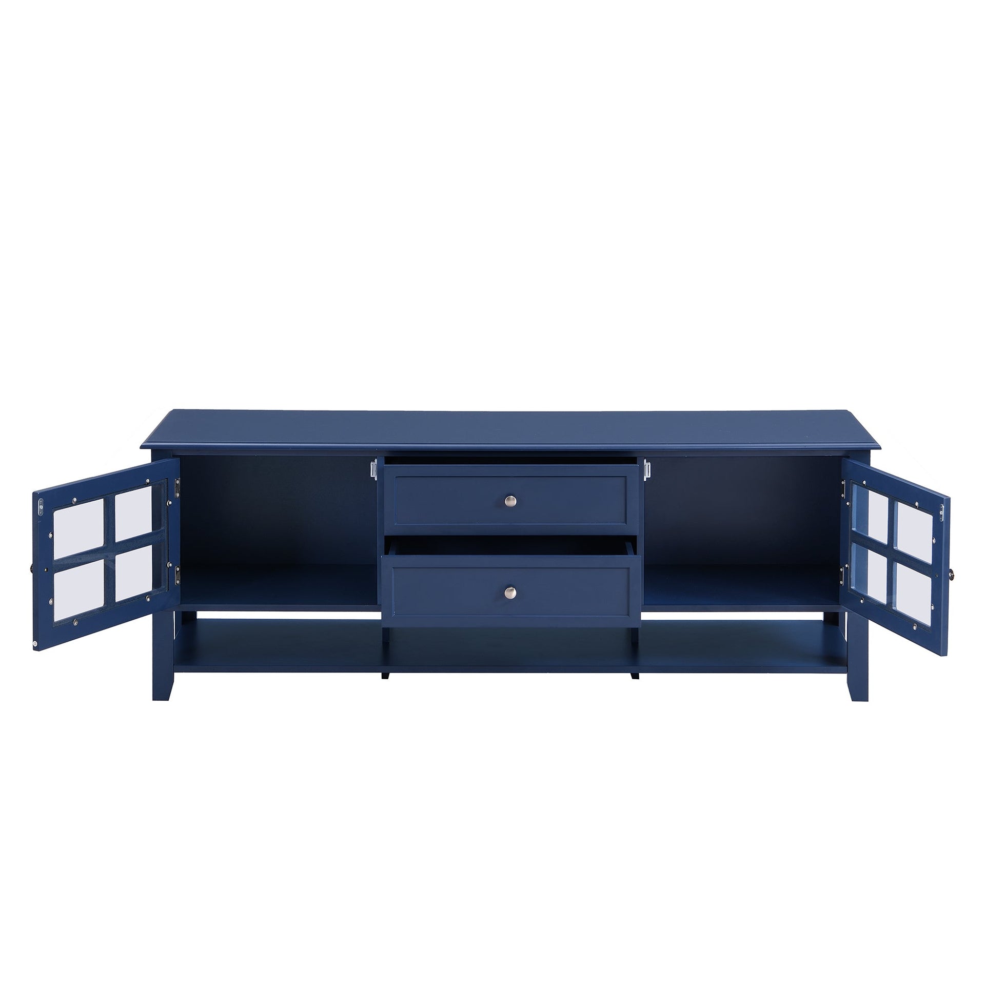 TV Stand Entertainment Center with Multifunctional Storage and Modern Design