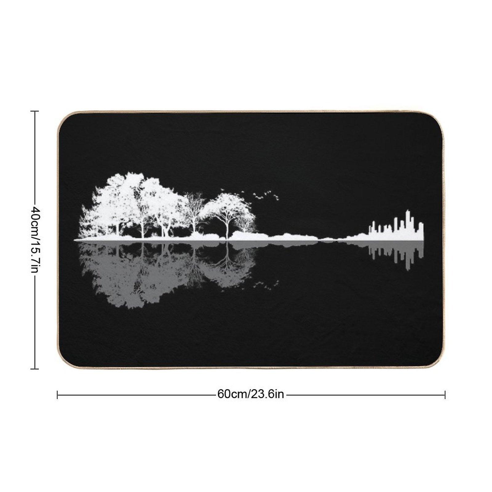 Nature Guitar Bath Mat