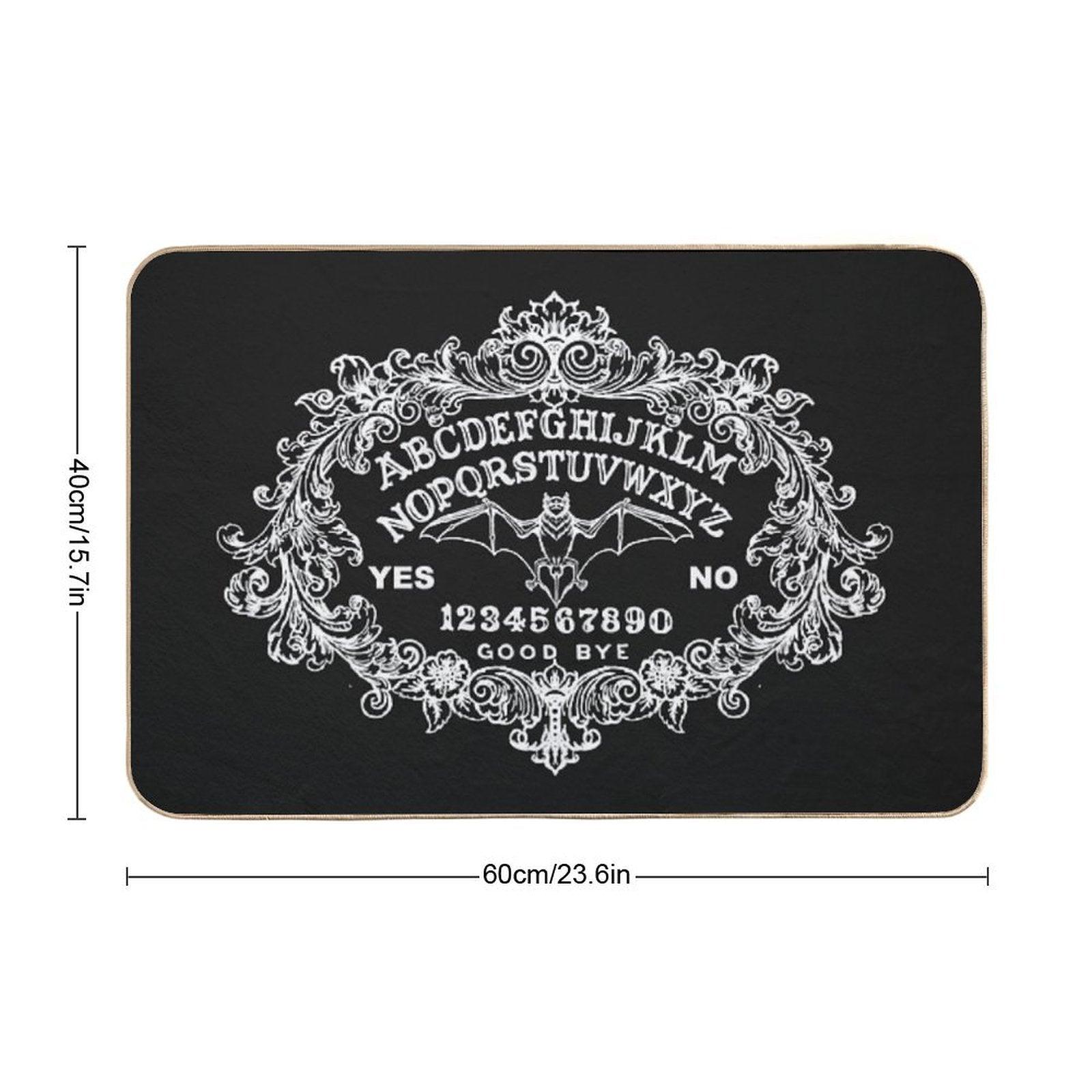 Bat Witch Board Bath Mat