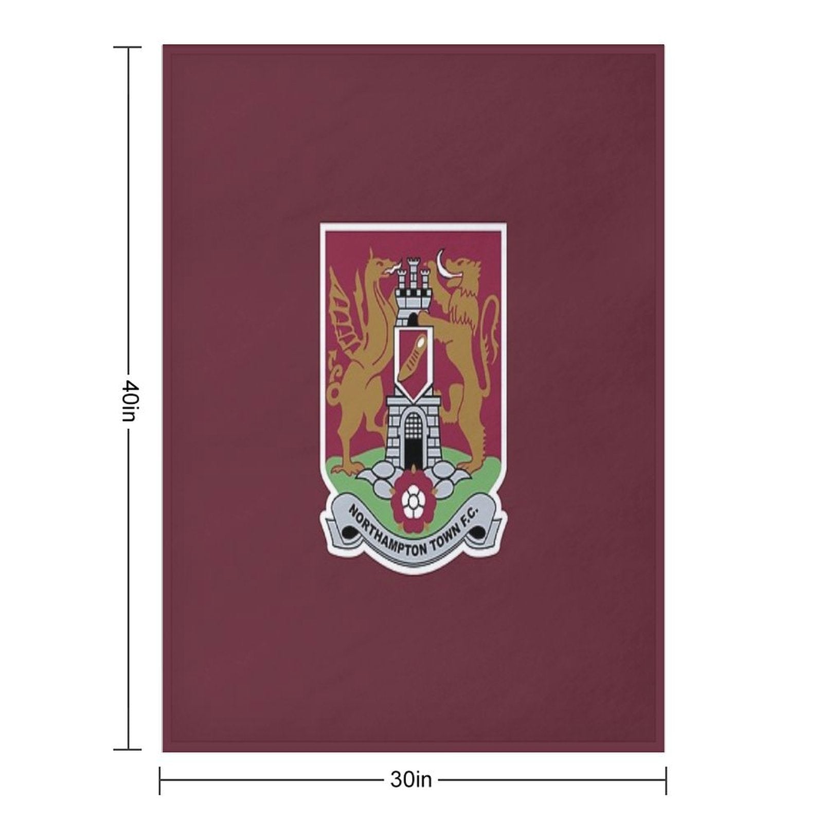Northampton Town FC Comfort Throw Blanket