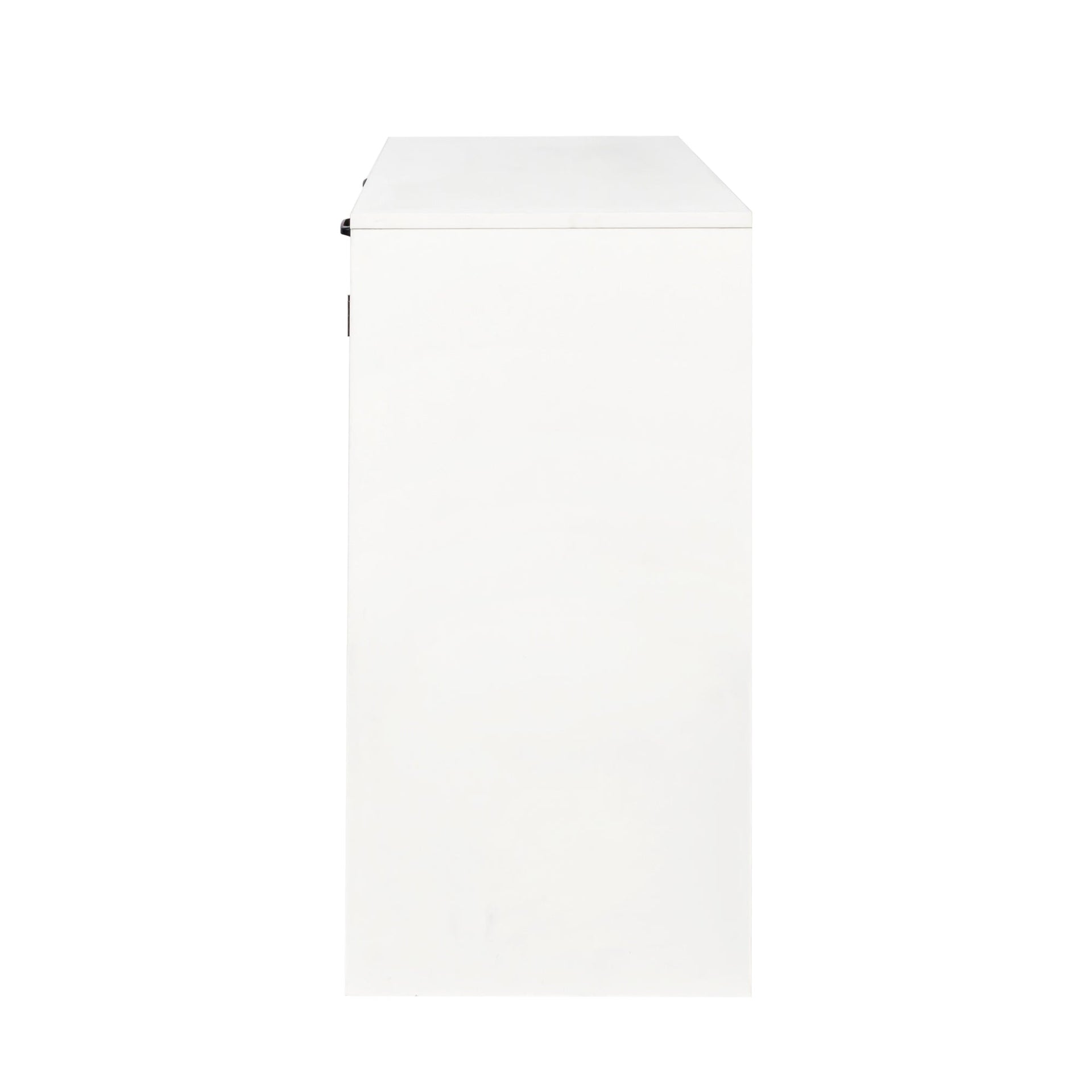 Laundry Cabinet with Doors and shelf, Tilt-Out Laundry Hamper, Freestanding Style,  Adjustable Shelf, White