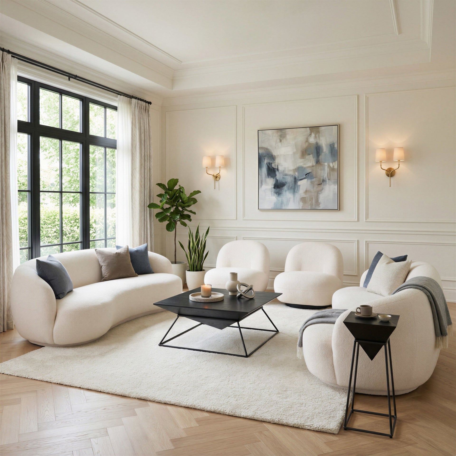 Myanmar Accent Chair Cream