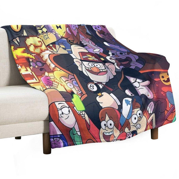 Gravity Falls Throw Blanket