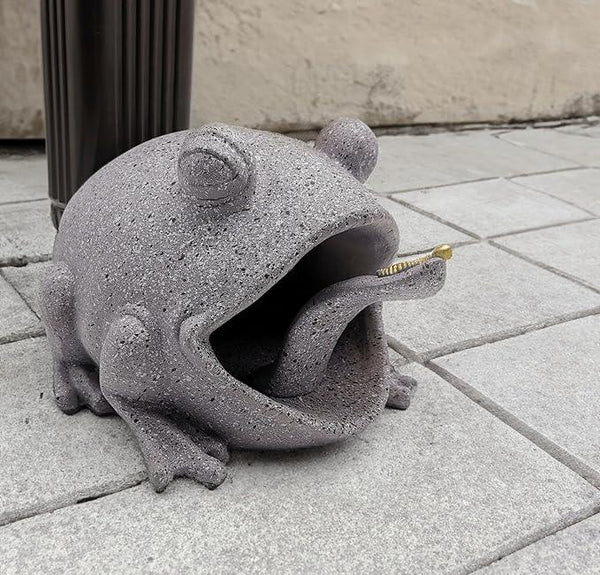 Frog Statues Gutter Downspout Extension Statues Garden Decoration,Animal Resin Statue Outdoor Decor,Downspout Diverter,Decorative Gutter Extension,3