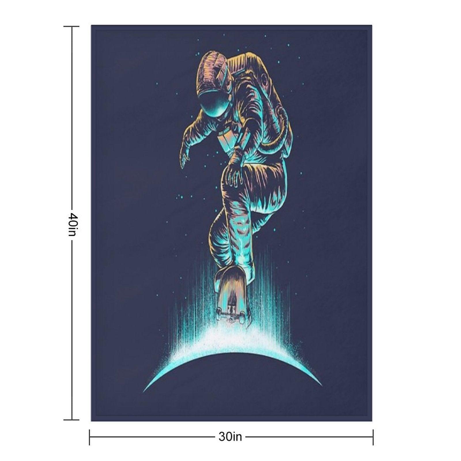 Space Grind Throw Blanket