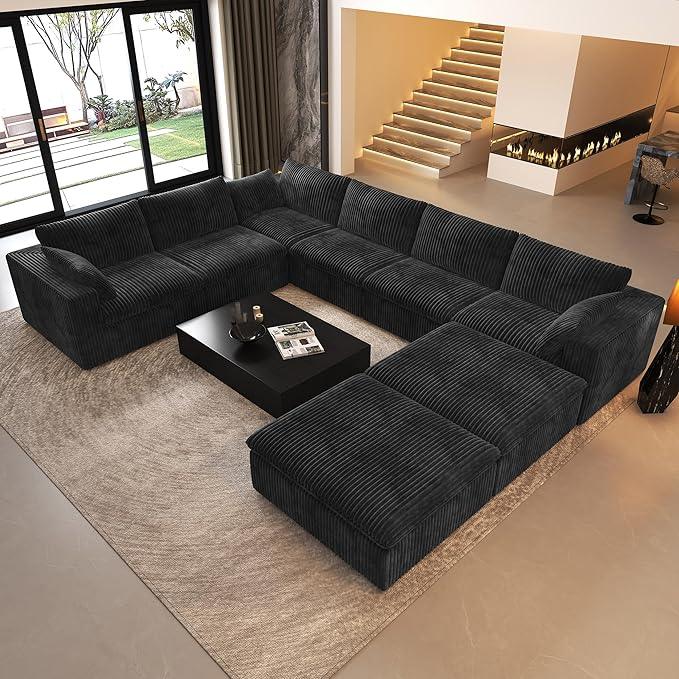 Oversized Modular Sectional Cloud Couch,157.5