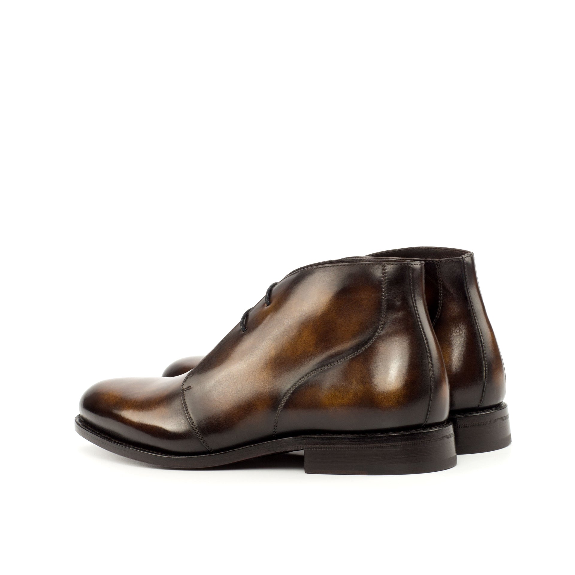 Nebuleira - Patina leather chukka boots