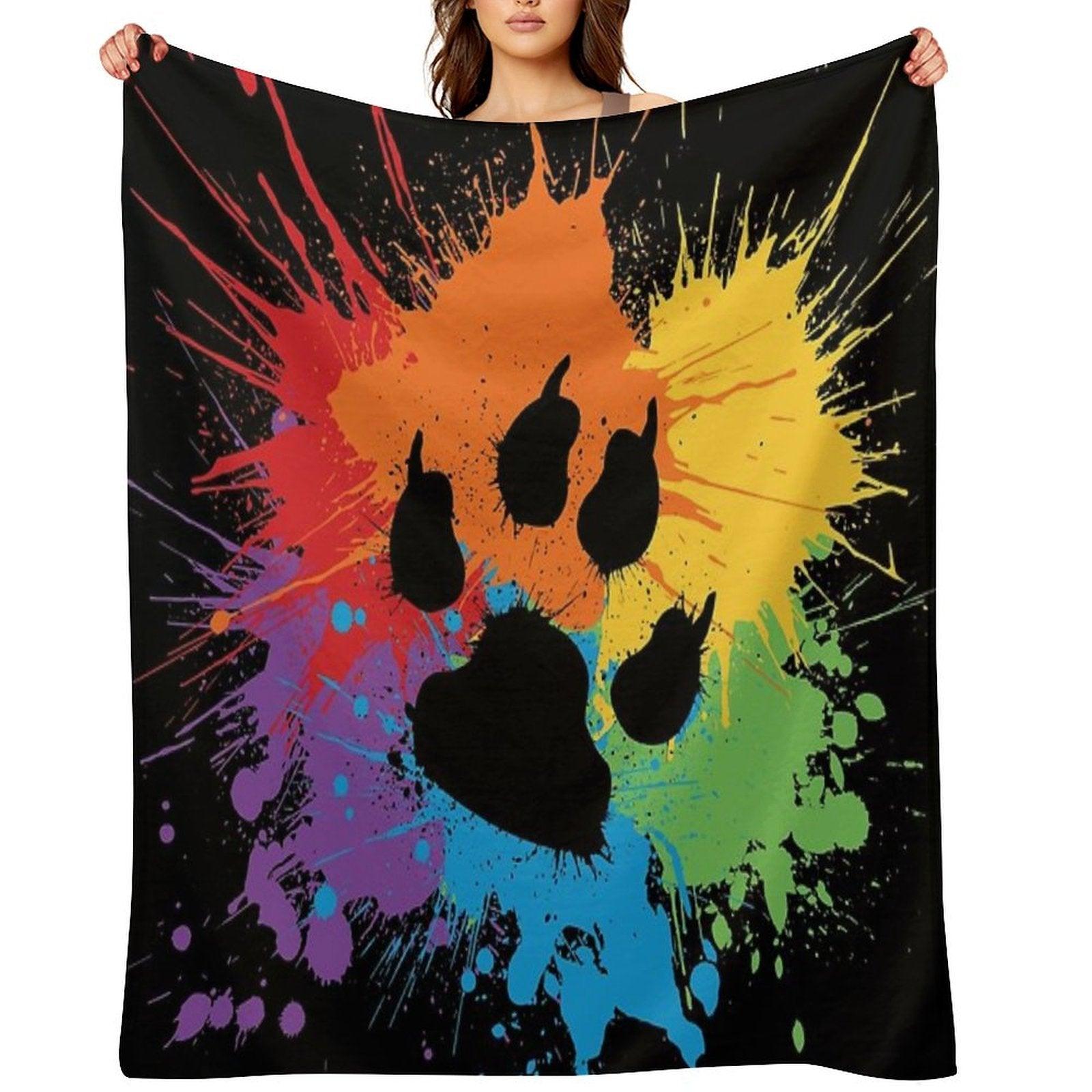 Paw Pride Dark 2019 Throw Blanket