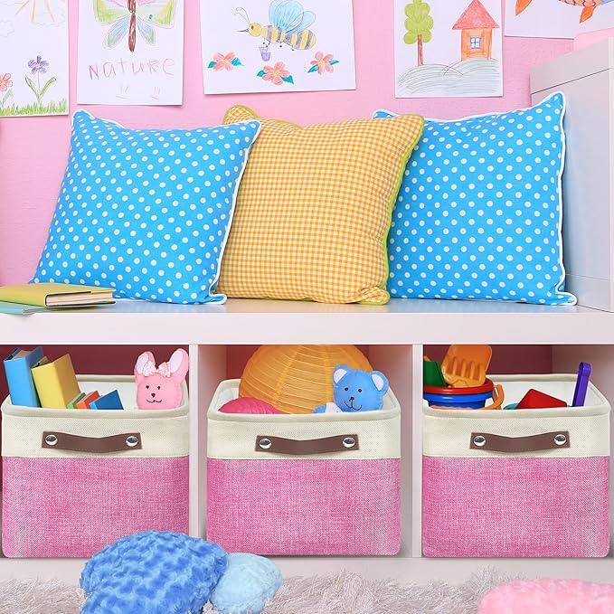 SIMPLE HOUSEWARE Large Fabric Storage Bin, 15