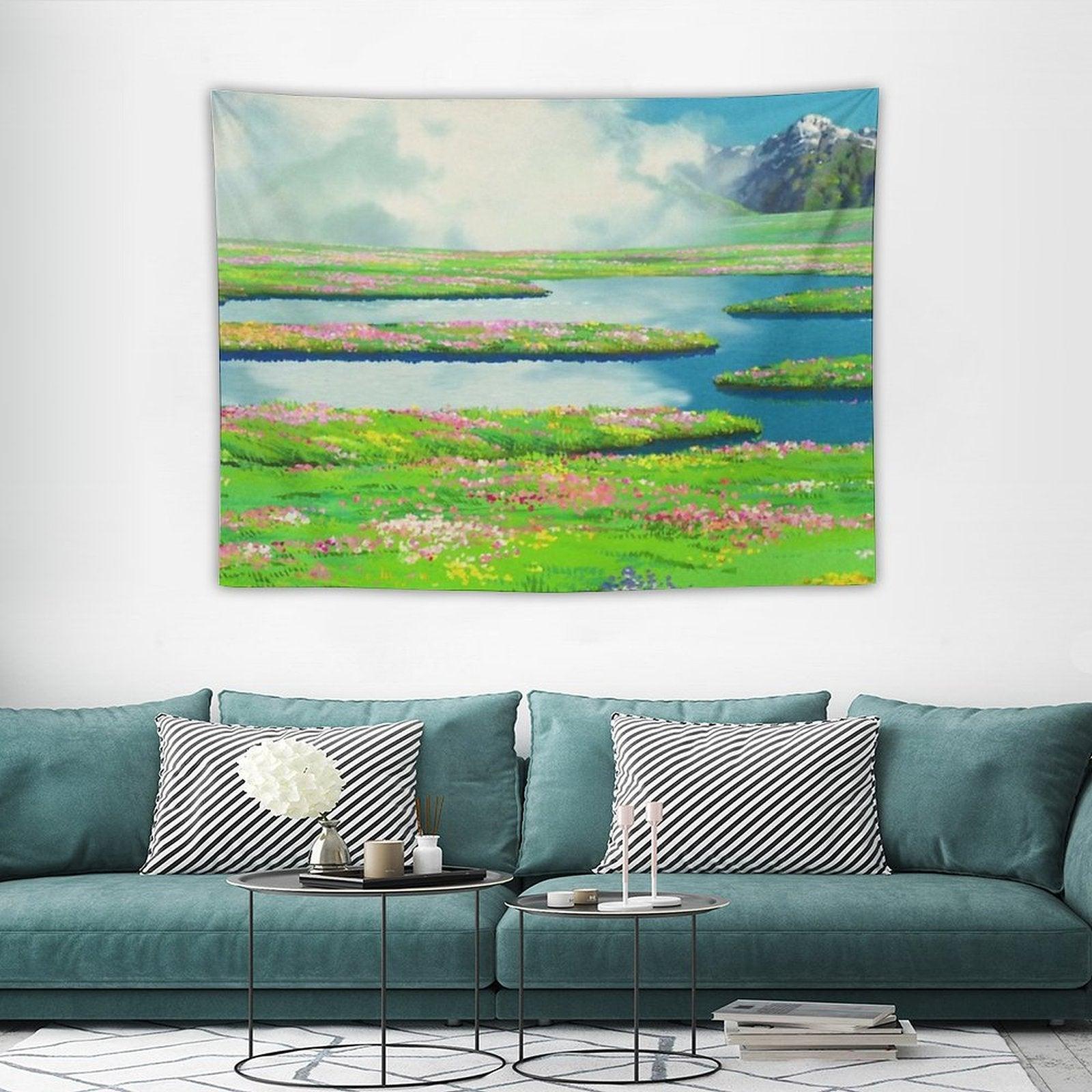 Anime Landscape Tapestry