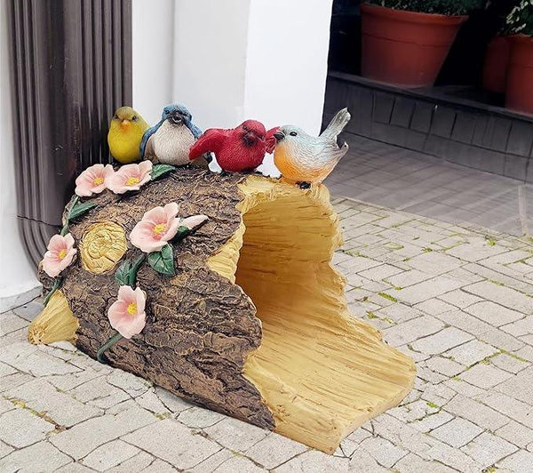 Bird Statues Gutter Downspout Extension Statues Garden Decoration,Resin Statue Outdoor Decor,Animal Downspout Diverter,Decorative Gutter Extension,3