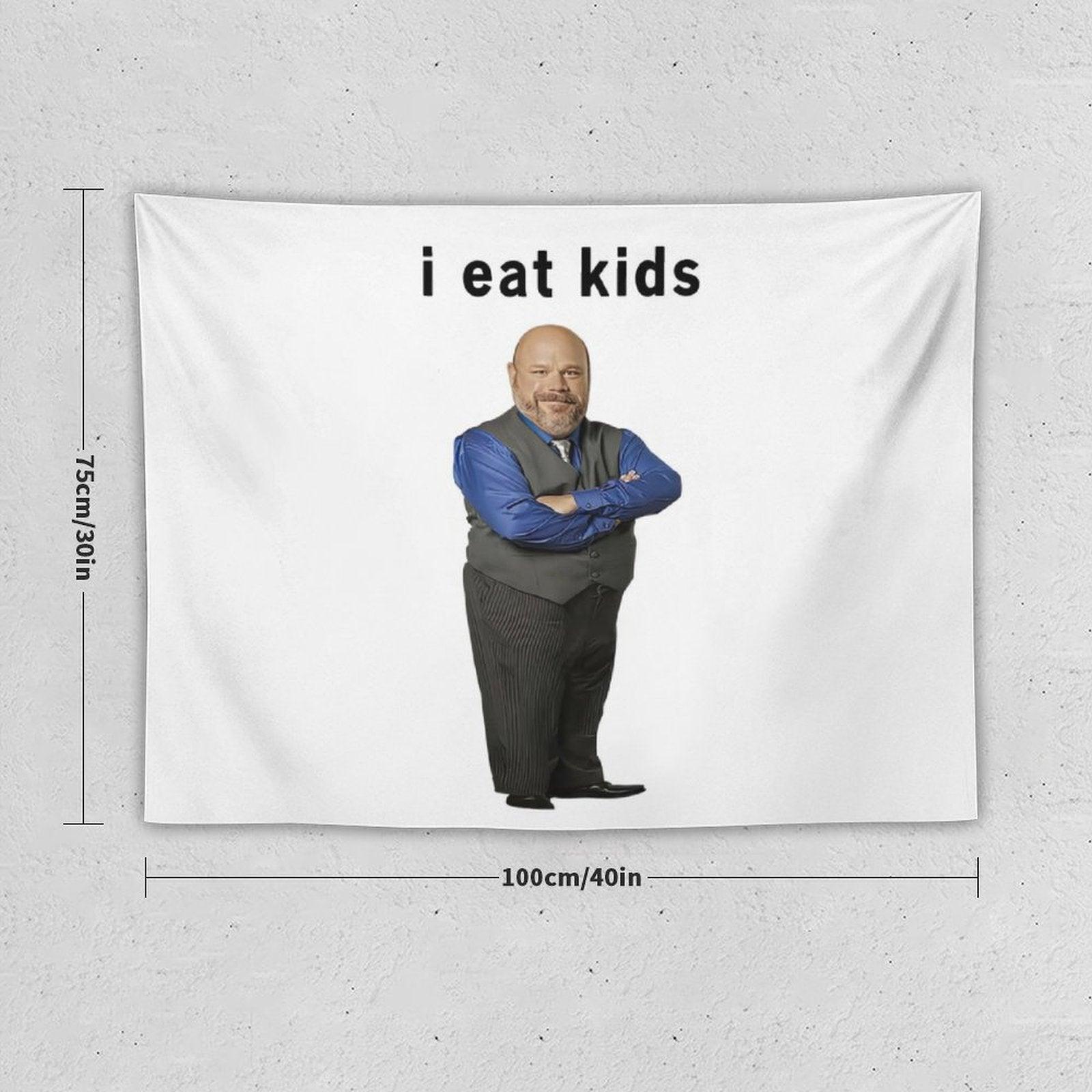 I Eat Kids Bertram Tapestry