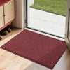 COSY HOMEER-Door-Mat 20" x 32" Non Slip Absorbent Entryway Rugs Dirt Trapper Doormats Washable Entrance Mats Low Pile Welcome Floor Mat for Front Back Door and Entry Mats,Red