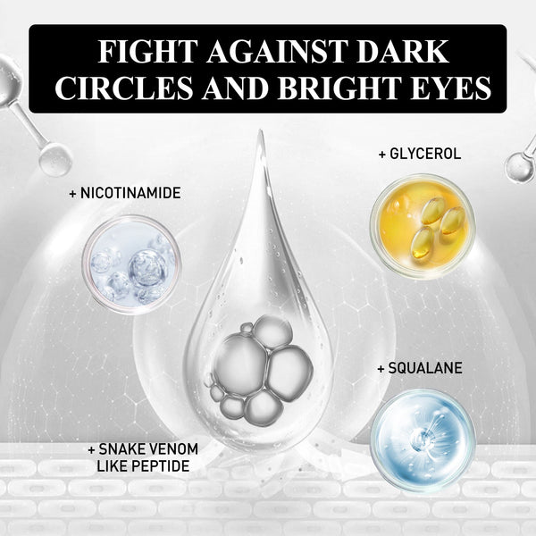 Snake Venom Peptide Moisturizing Eye Cream, Reduce Fine Line Eye Bags Hydrating, Anti-Aging And Anti-Wrinkle Eye Cream