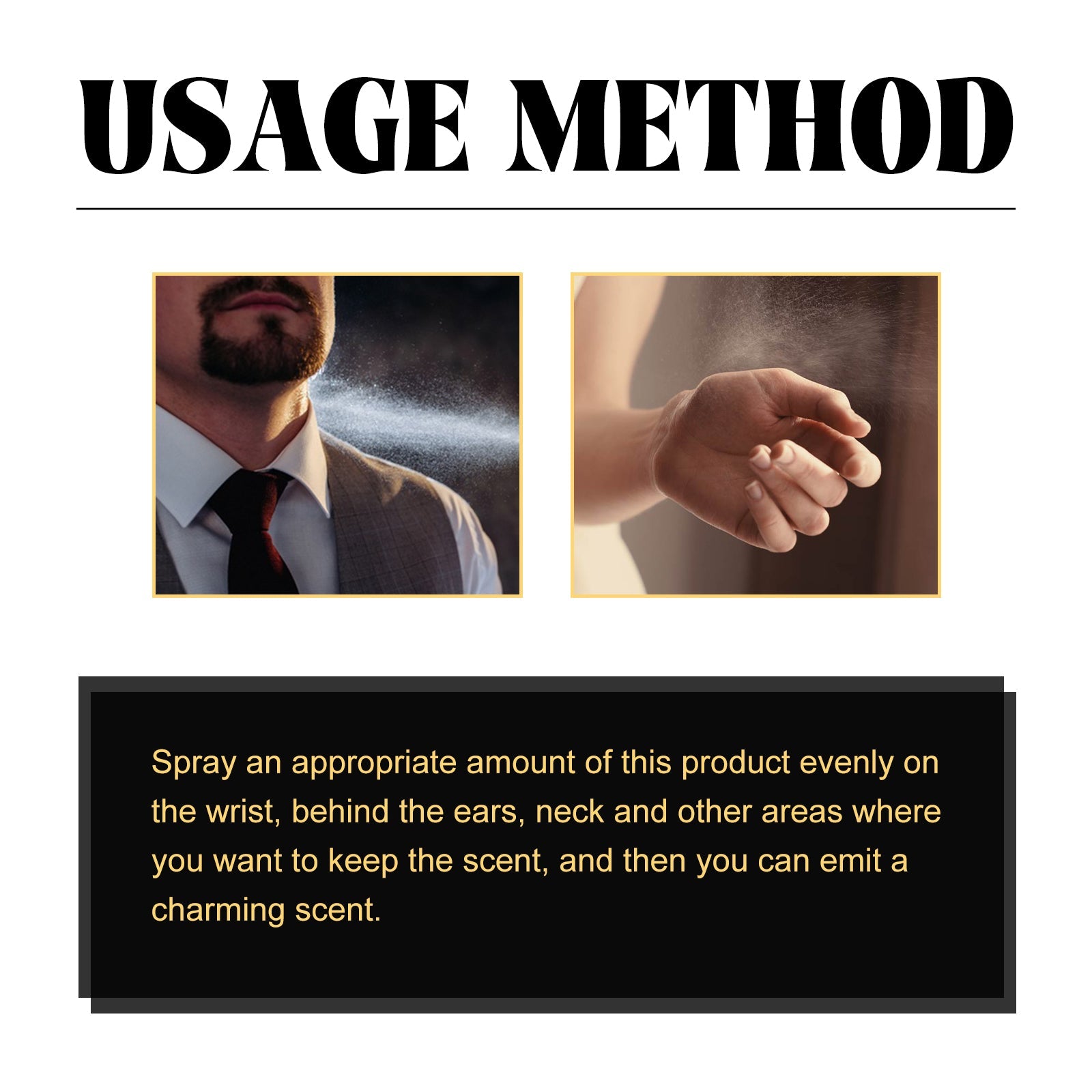 Pheromone Enhanced Cologne, Men's Cologne Lasting Light Fragrance Business Gentleman Fresh Charm Encounter Perfume