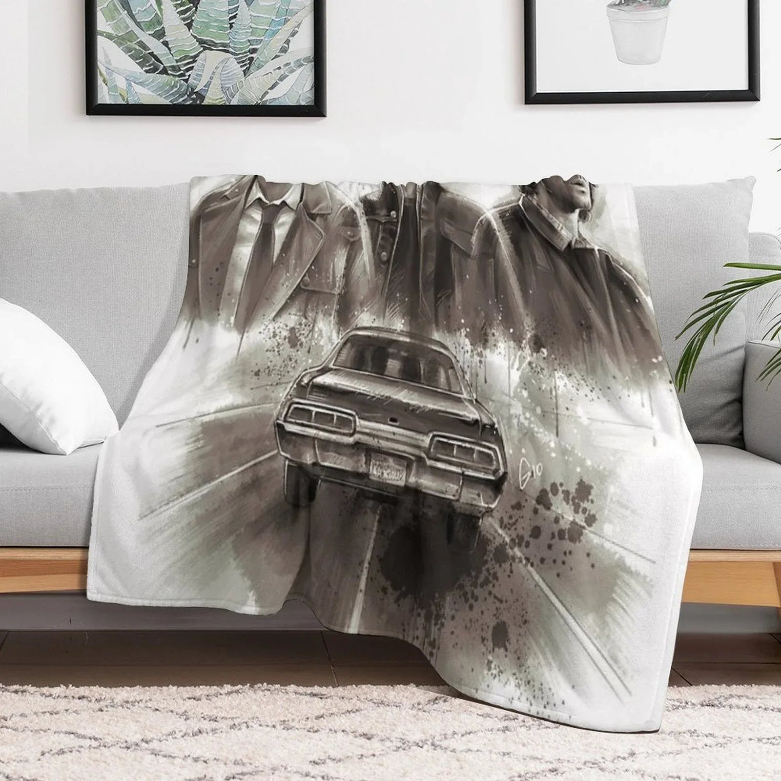 Supernatural - The Final Journey Throw Blanket