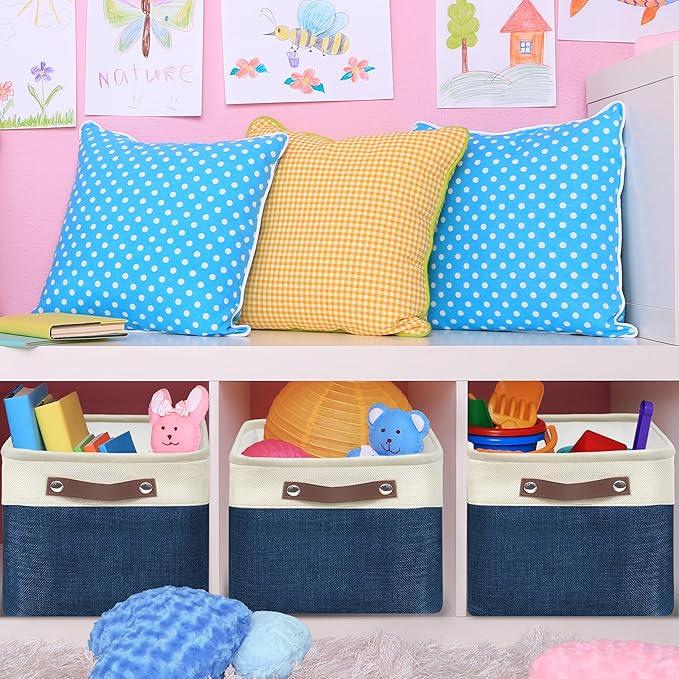 SIMPLE HOUSEWARE Large Fabric Storage Bin, 15