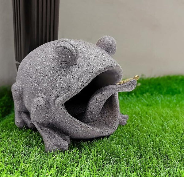 Frog Statues Gutter Downspout Extension Statues Garden Decoration,Animal Resin Statue Outdoor Decor,Downspout Diverter,Decorative Gutter Extension,3