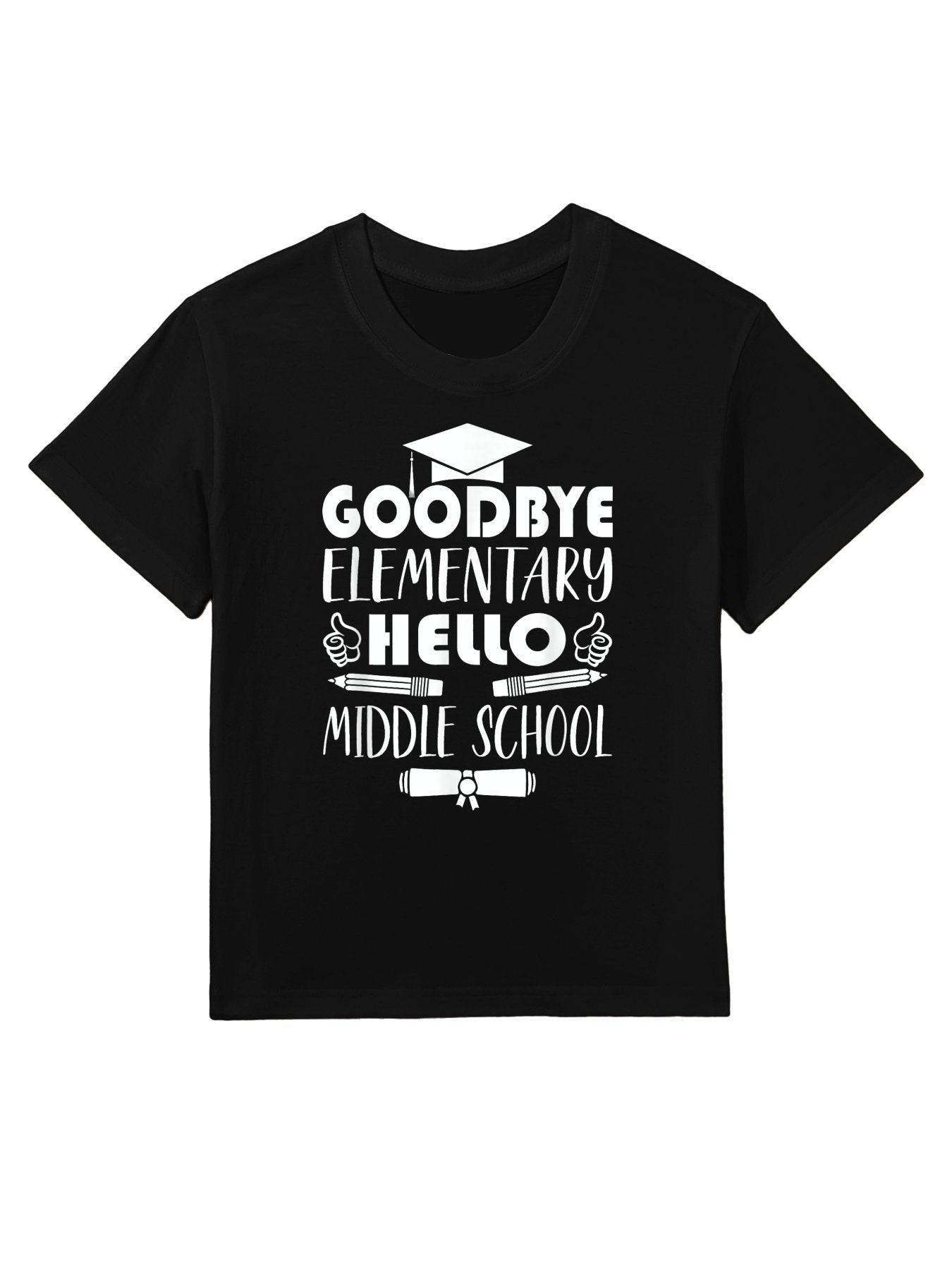 Elementary School To Middle School Graduation Gifts For Boys Kids T-Shirt