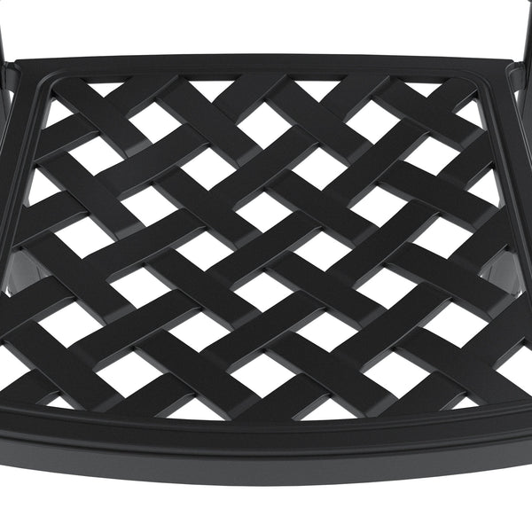 (Cushions In Random Colors)5-Piece Set Of Cast Aluminum Patio Furniture With Cushions - Gifts for You 'n Me