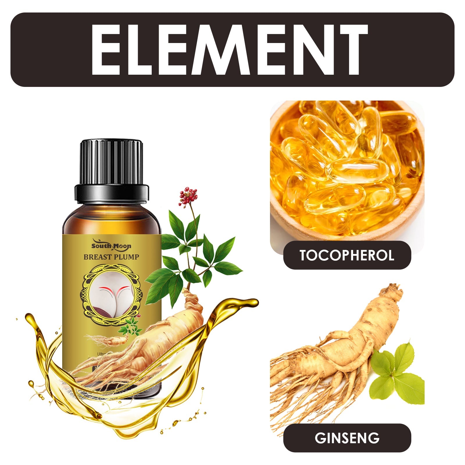 Chest Essential Oil Volumizing Milk Lift Relaxant Chest Full Firming Care Essential Oil