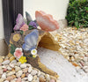 Butterfly Statues Garden Decoration Gutter Downspout Extension Statues,Resin Statue Outdoor Decor,Animal Downspout Diverter,Decorative Gutter Extension,3