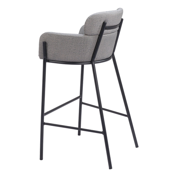 Bremor Barstool Slate Gray