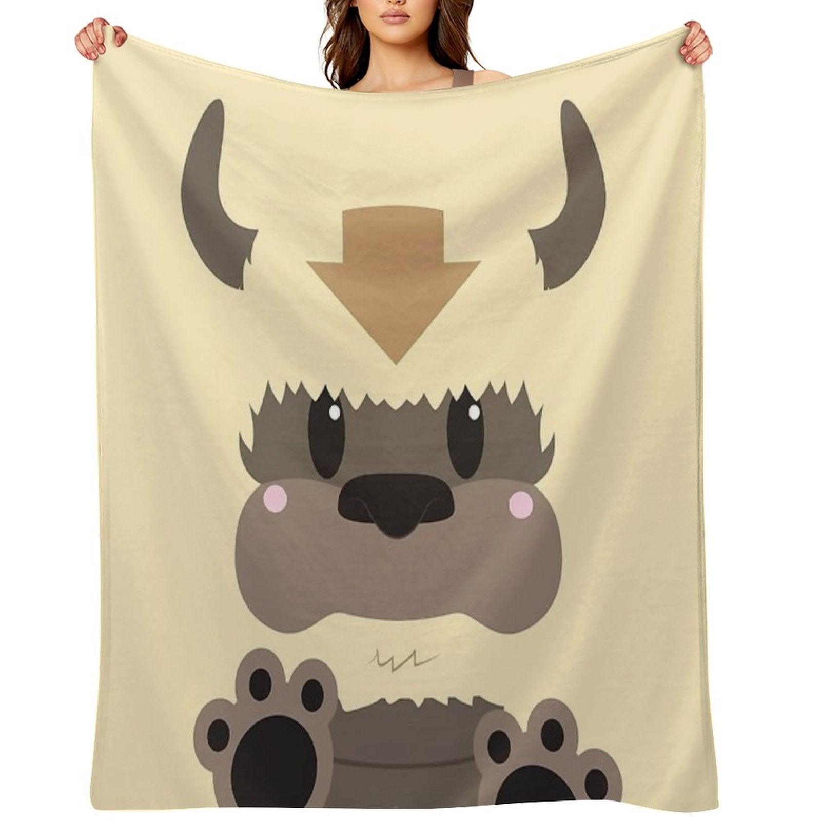 Appa Block Throw Blanket