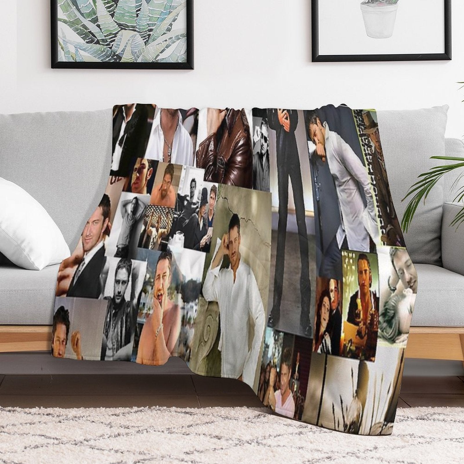 Gerard Butler Gift-ready Throw Blanket