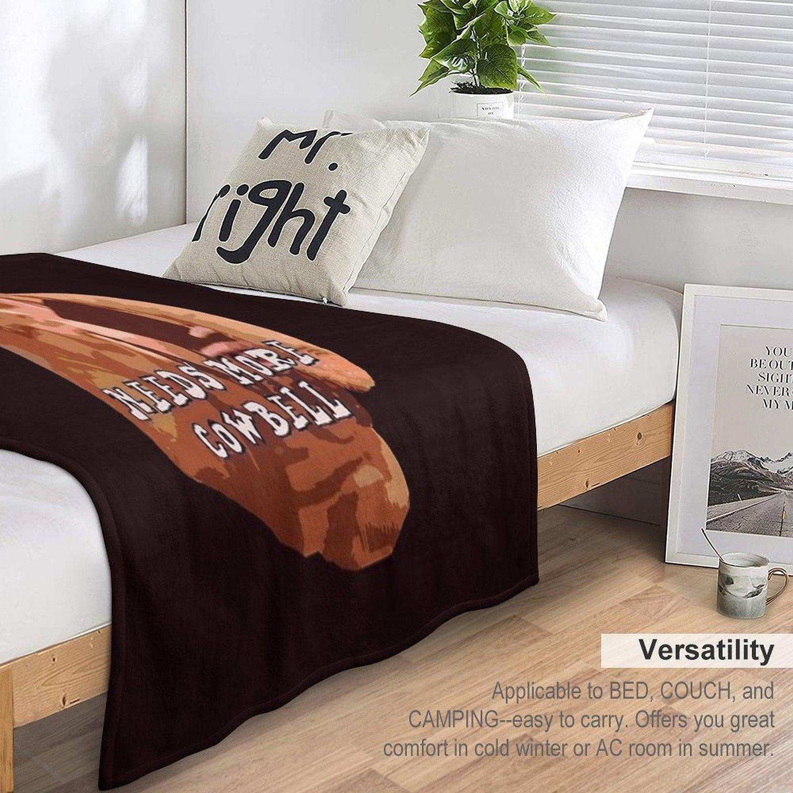 NEEDS MORE COWBELL, PART DEUX Throw Blanket