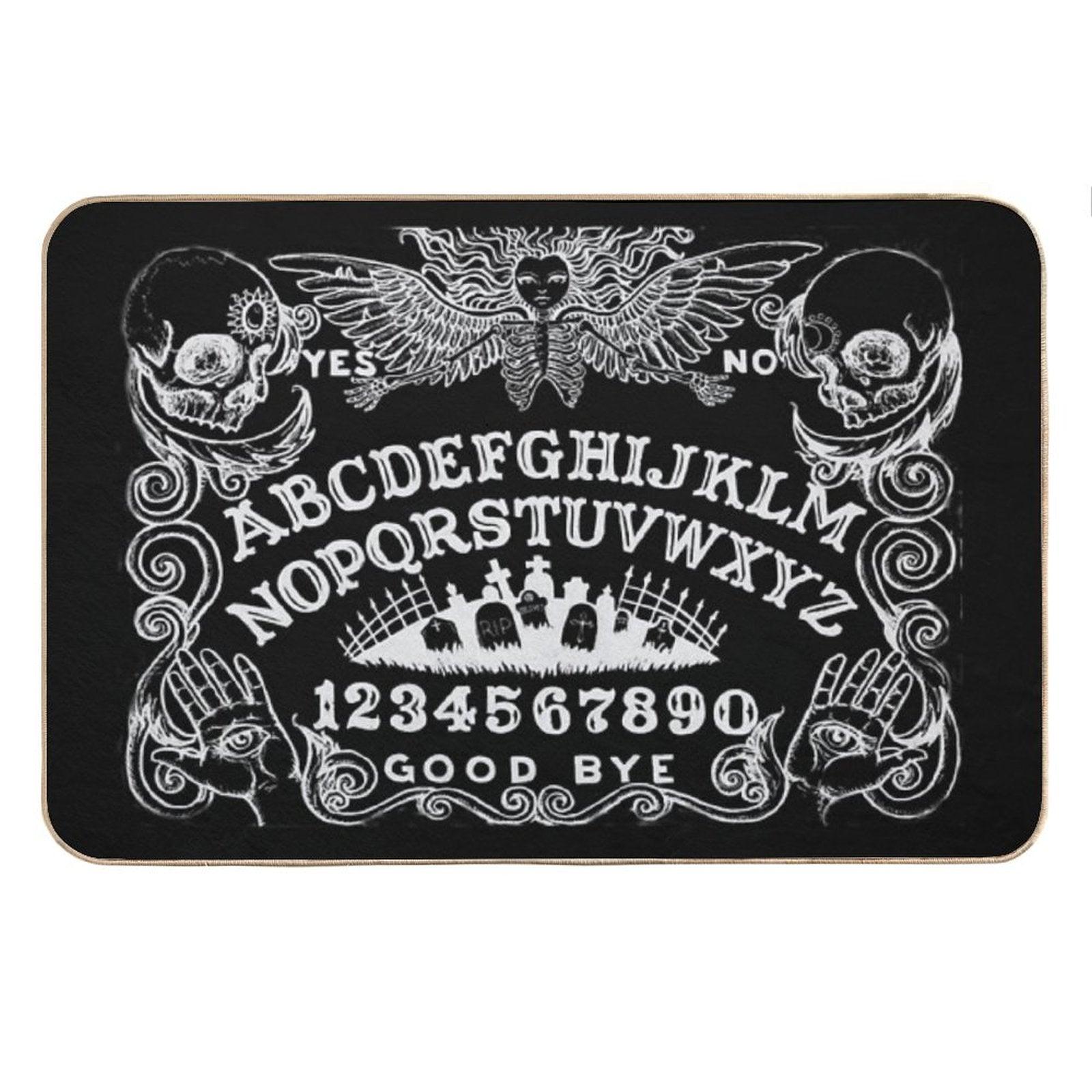 Black Witch Board Bath Mat