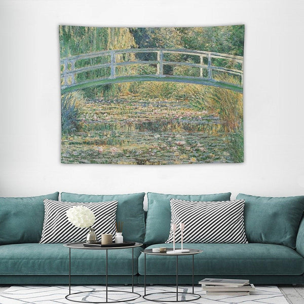 HD. The Water Lily Pond, by Claude Monet. HIGH DEFINITION Tapestry